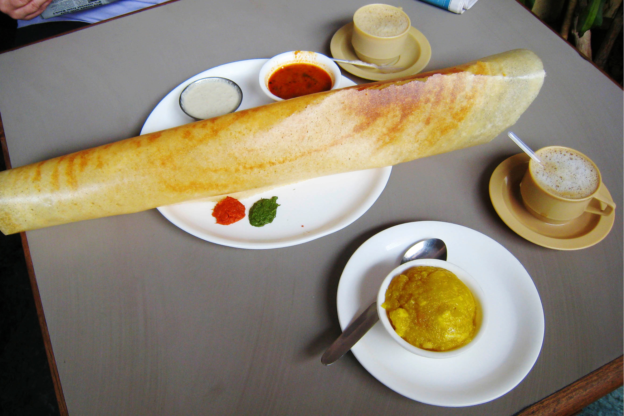 Delicious, crispy dosa. Image by Charles Haynes / CC BY-SA 2.0