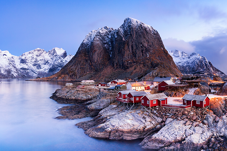 Long Arctic days mean plenty of time to take in the drama of the Lotofen Islands. Image by Vicki Mar Photography / Moment / Getty Images