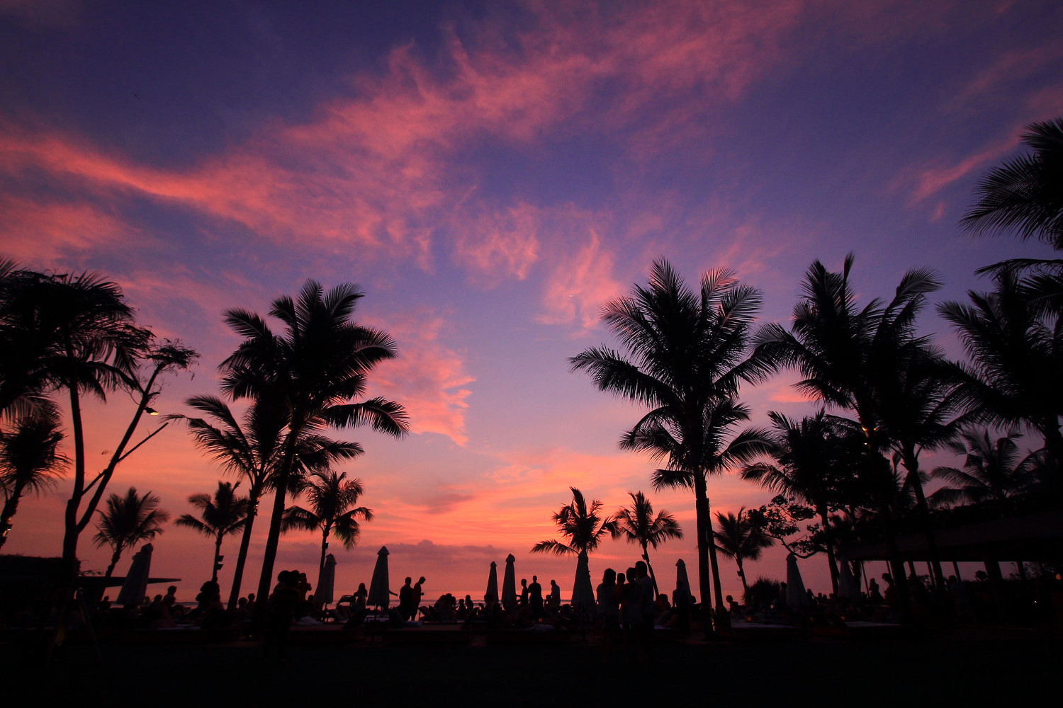 Sunset at Potato Head Beach Club, Seminyak, Bali. Image by skyseeker / CC BY 2.0