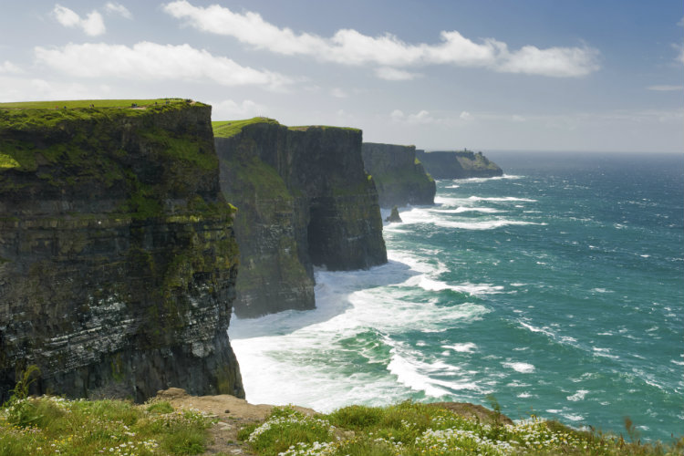 The Cliffs of Moher are a highlight of the Wild Atlantic Way. Image by honster / iStock / Getty