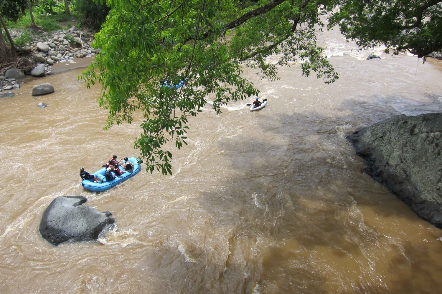 Rafting in northern Mindanao