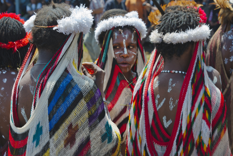 Dani women at Baliem Valley festival, Papua. Image by Keren Su Getty