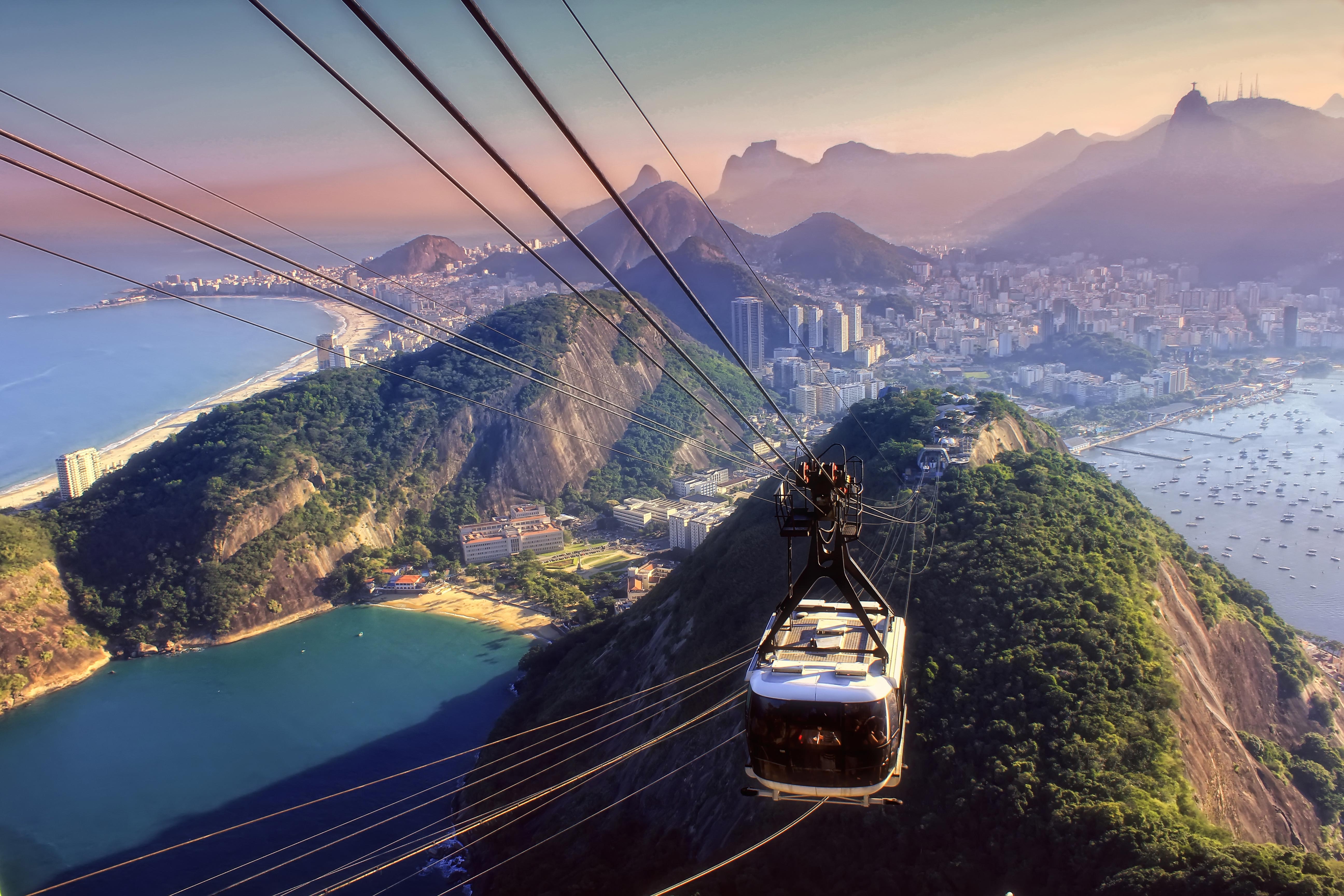 The Sugarloaf cable car opened in 1912 and runs every 30 minutes. Image by Antonello / Moment Select / Getty