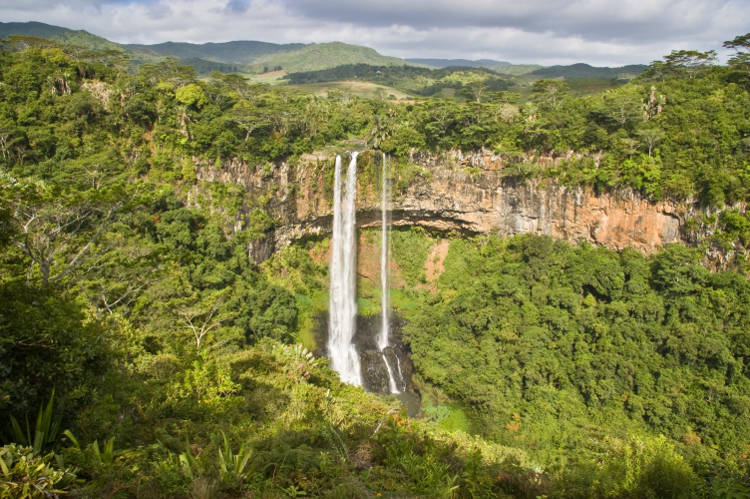 Alexandra Falls within the Black River Gorges, Mauritius. Image by Alan Smithers / Getty Images