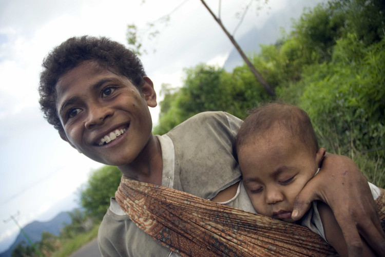 Local children, rural Flores. Image by Mark Eveleigh