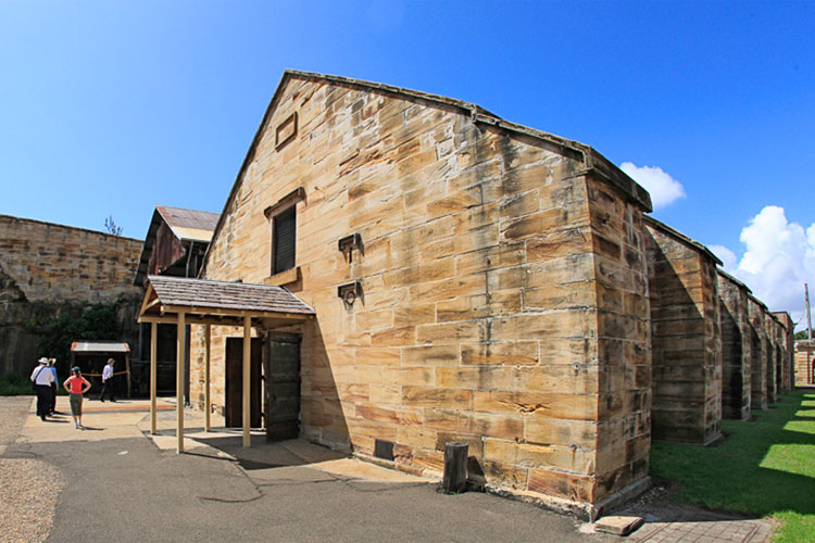 Sandstone buildings on Goat Island. Image by Glen Pearson / Lonely Planet.