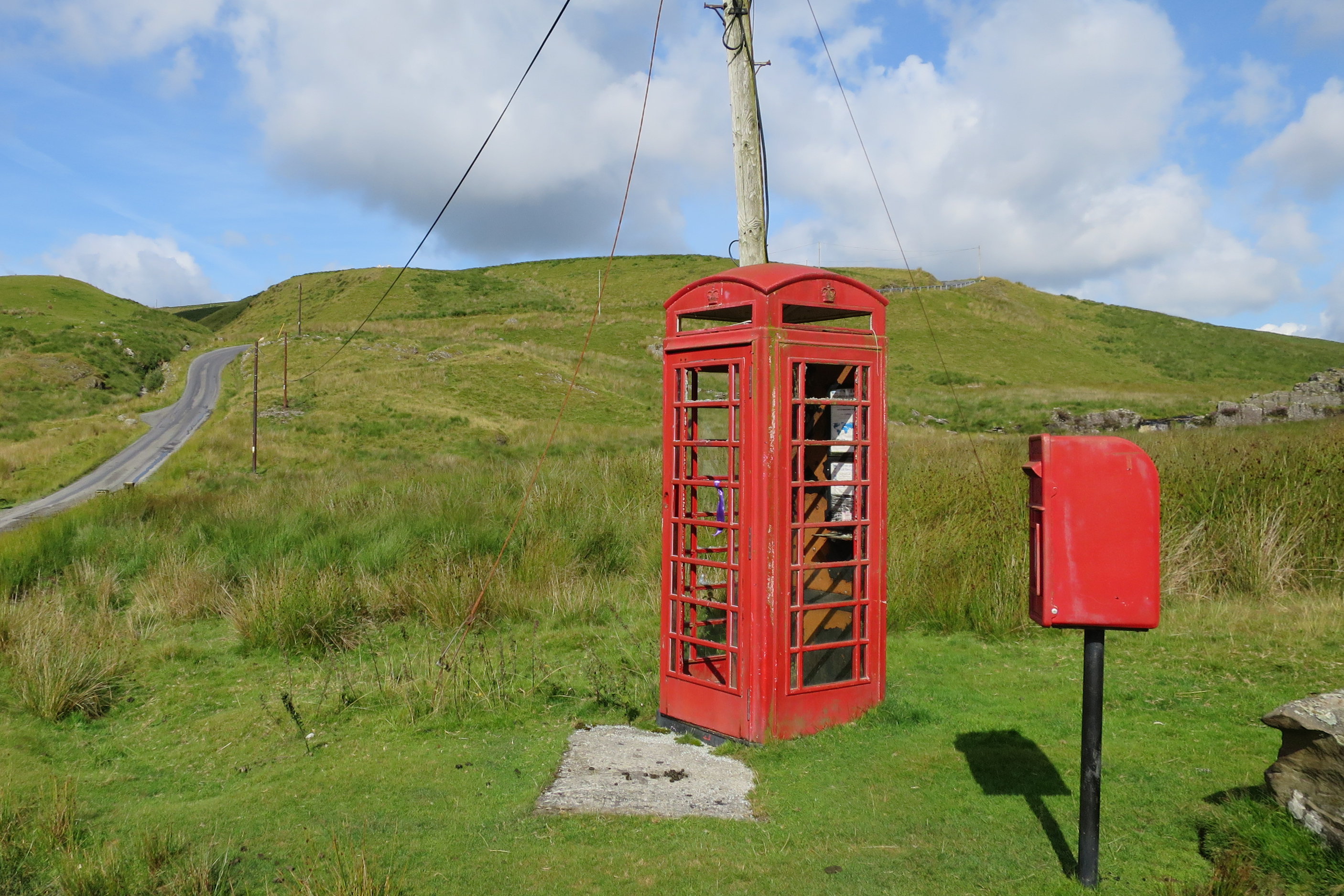 Nantymaen Tregaron in the Cambrian Mountains, home to Wales's remotest phone box. Image by Tasmin Waby / Lonely Planet