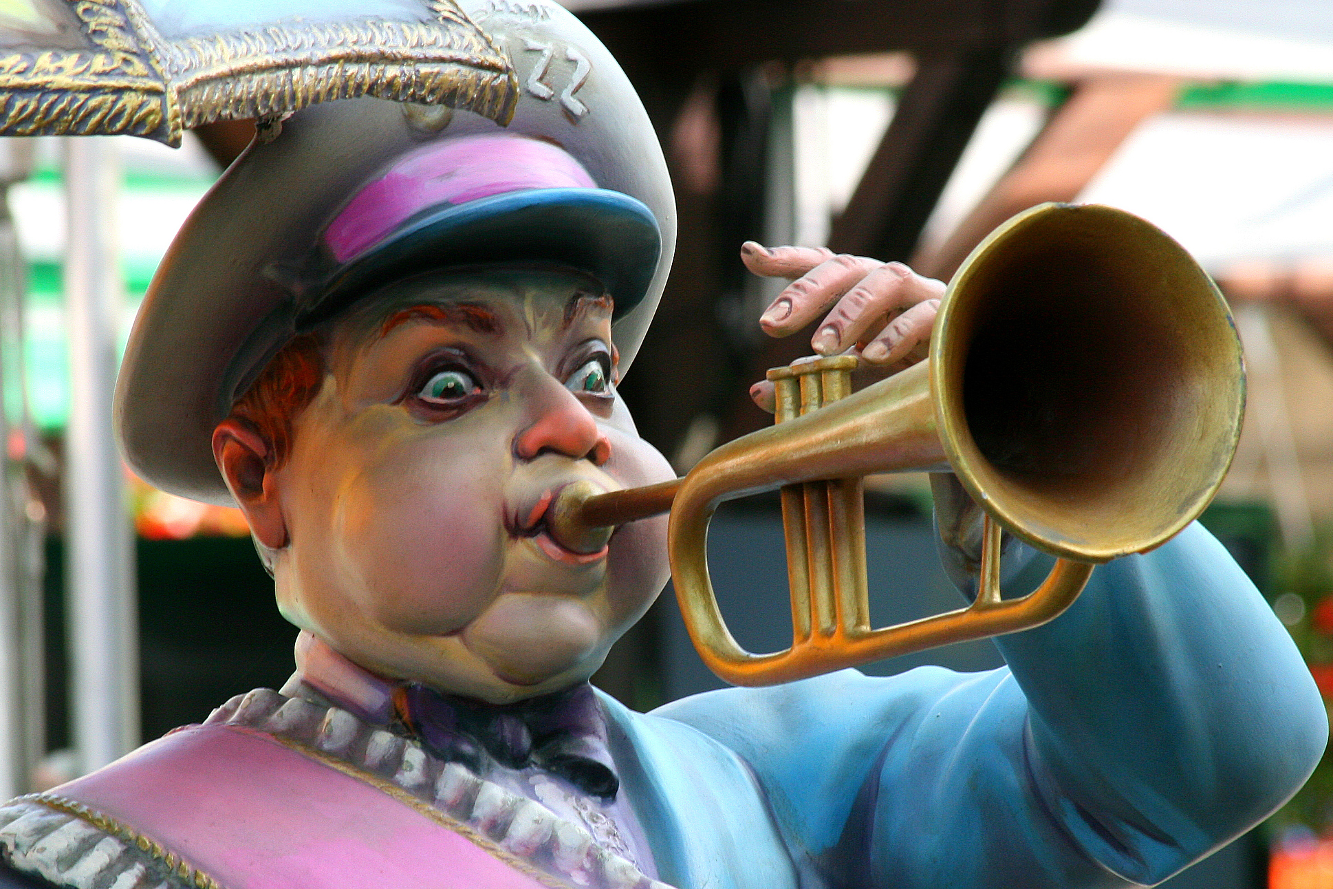 Statue near the site of Festival International de Jazz de Montréal. Image by Olga Tremblay / Getty