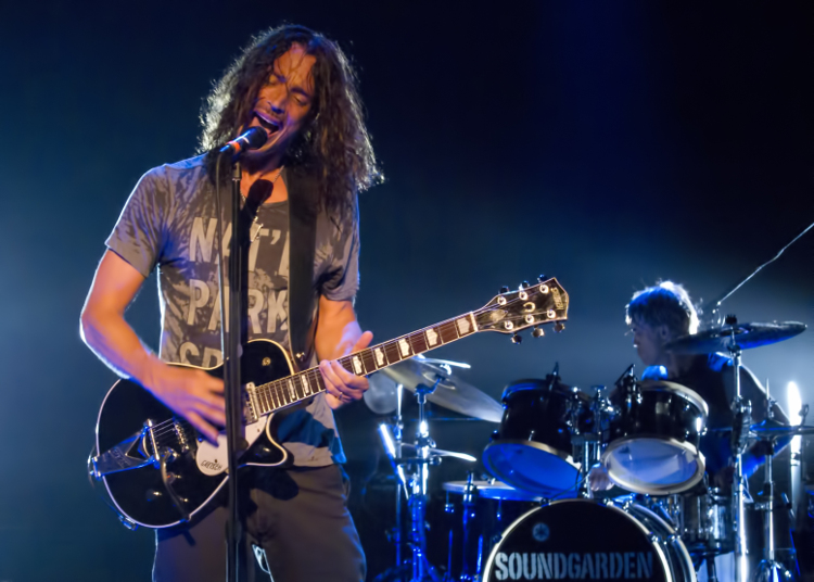 Soundgarden performing at Lollapalooza. Image by Daniel de Slover / Shutterstock.