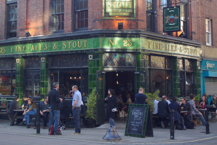 The Exmouth Arms, Exmouth Market. Image by Adam Bruderer / CC BY 2.0
