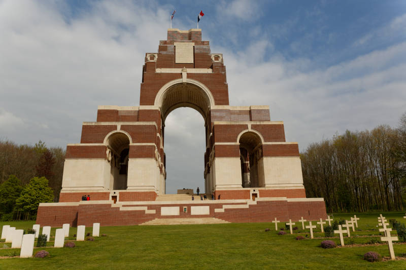 Thiepval Memorial to the Missing of the Somme. Image by Jean-Bernard Carillet / Lonely Planet
