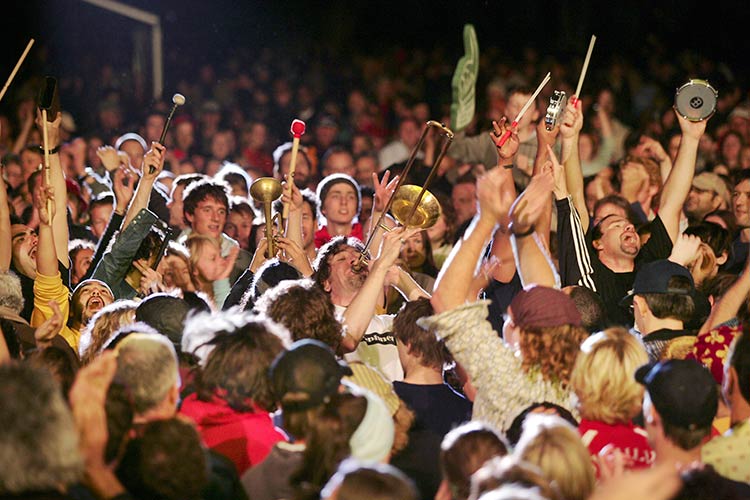 Revellers at WOMADelaide. Image by Tony Lewis / Courtesy of WOMADelaide.