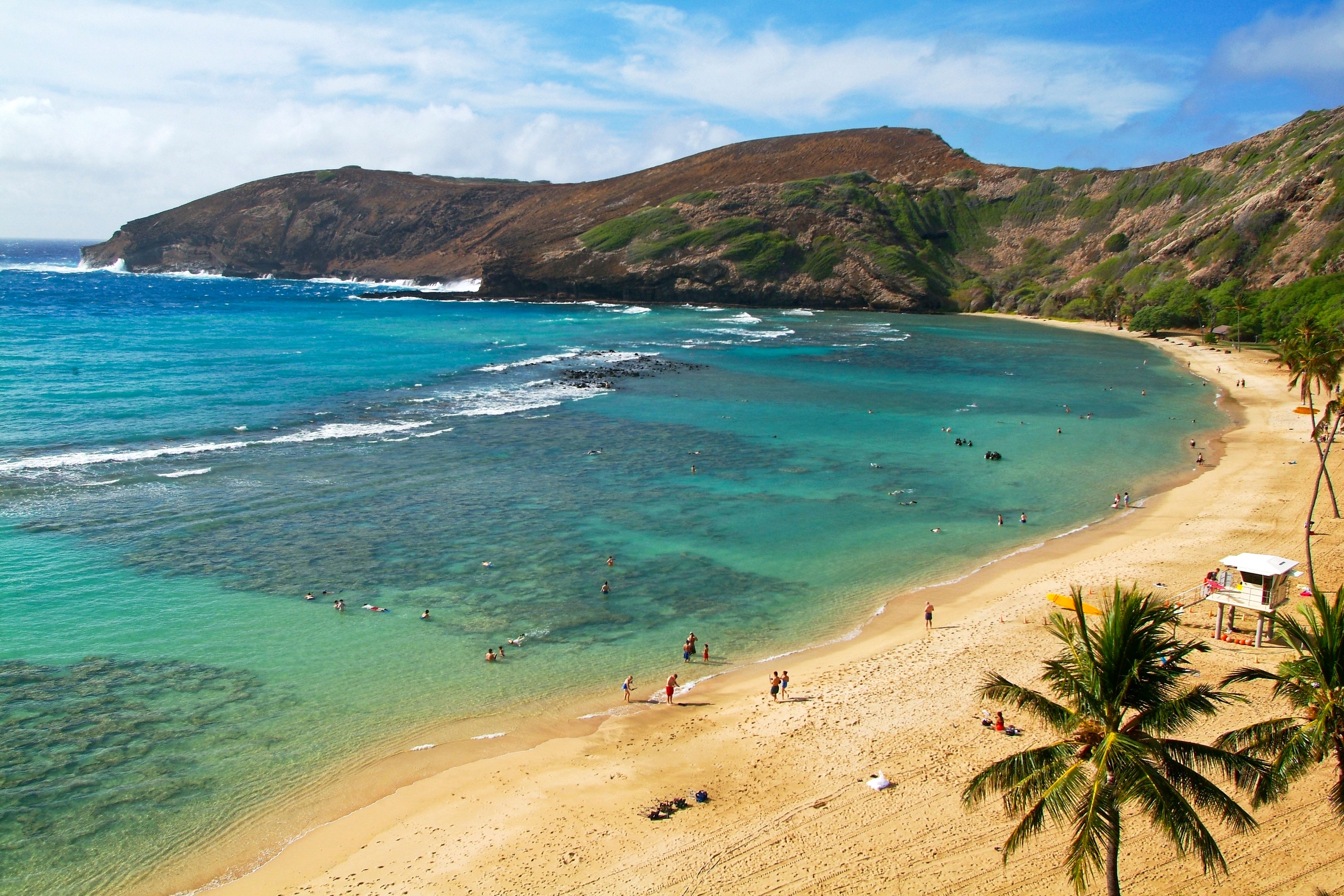 Walk in Elvis’ footsteps at Hanauma Bay. Image by Ann Cecil / Getty