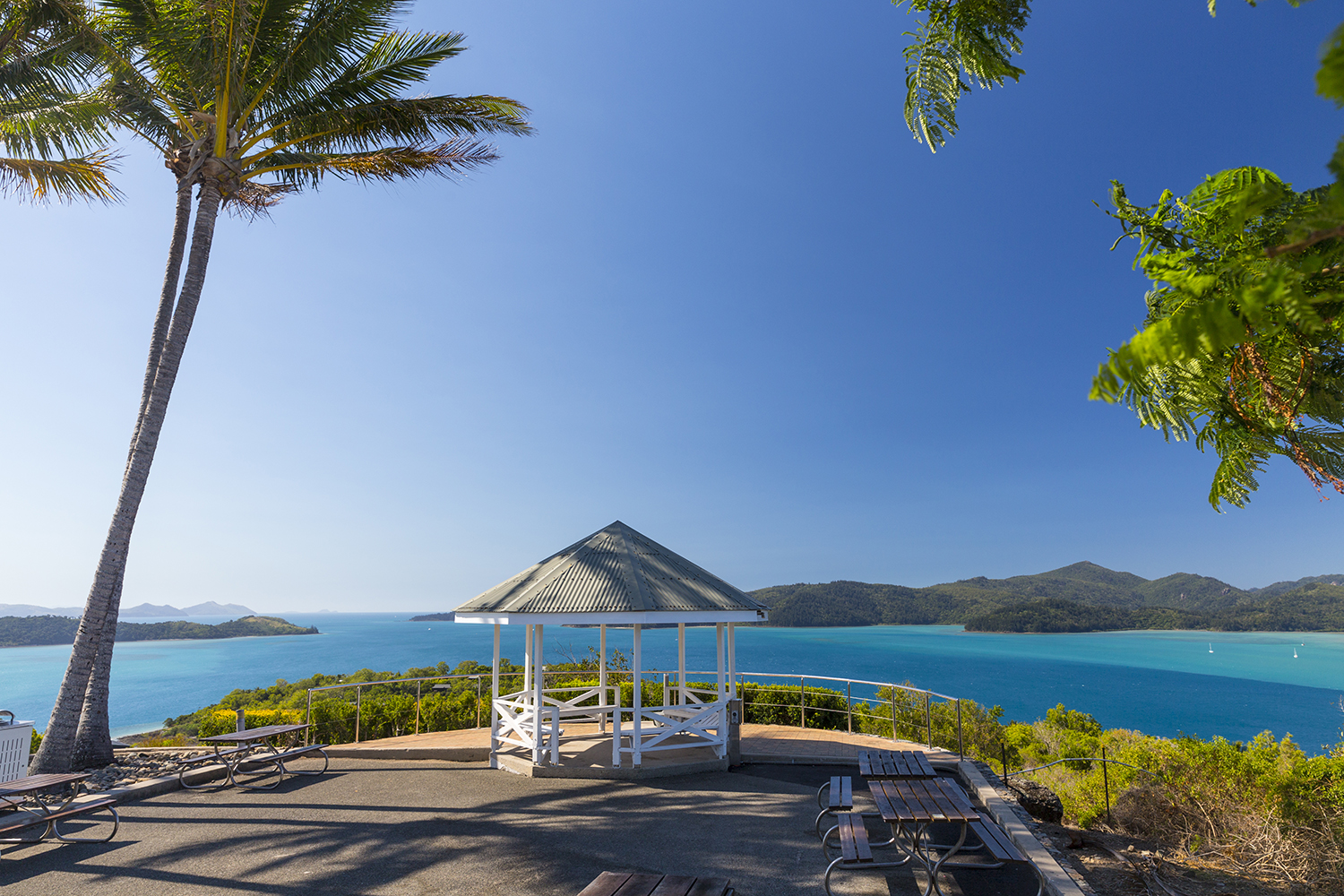 The blinding bright blues of Hamilton Island, Queensland, where Muriel's Wedding was filmed. Image by Peter Stuckings / Lonely Planet Images / Getty Images