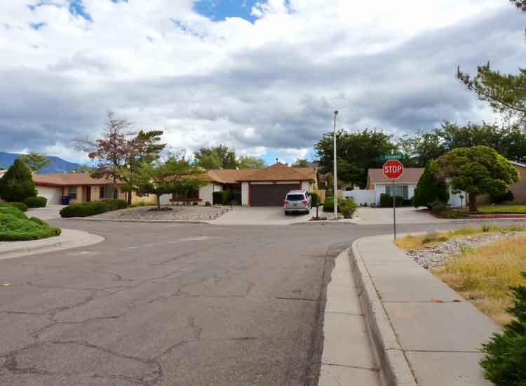 Walt & Skyler's House. 3828 Piermont Dr NE Albuquerque, NM 87111. Image by Megan Eaves / Lonely Planet.