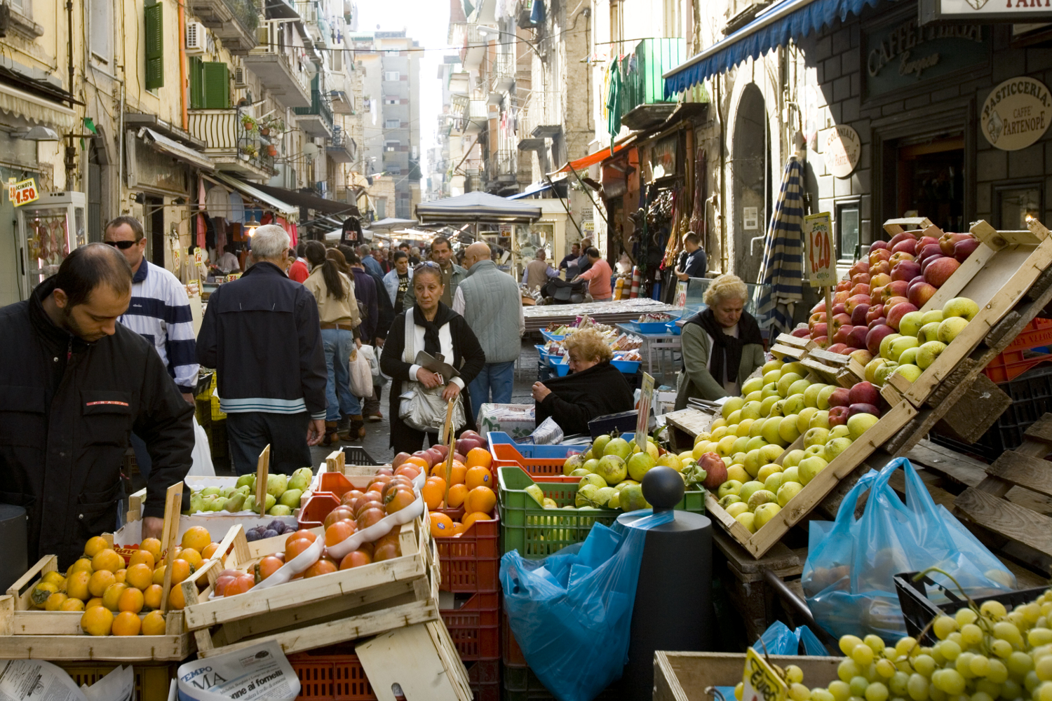 Bustling Mercato di Porta Nolana