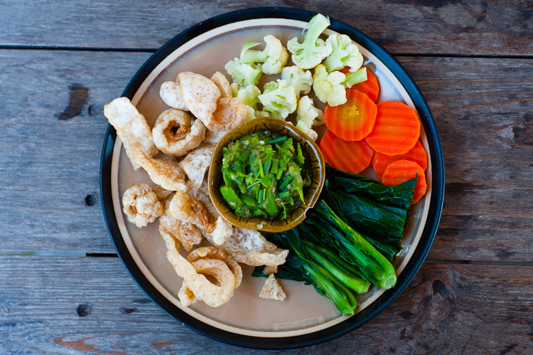 Nám prík nùm as served at a restaurant in northern Thailand. Image by Austin Bush