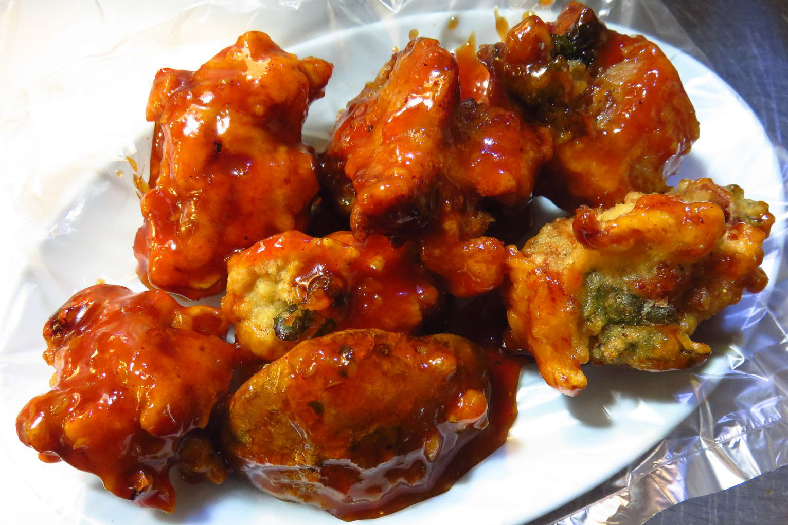 Nutritious and delicious: Korean fried chicken. Image by Phillip Tang / Lonely Planet
