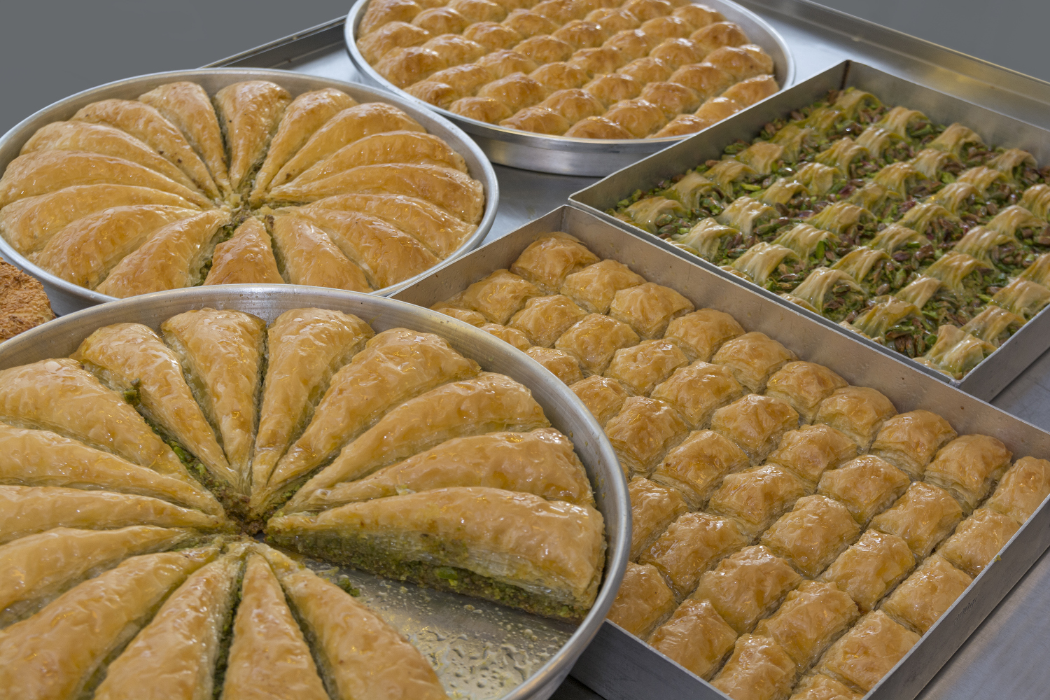 Butter, sugar, filo pastry and nuts: this is baklava, Turkey's best-loved dessert. Image by Ayhan Altun / E+ / Getty