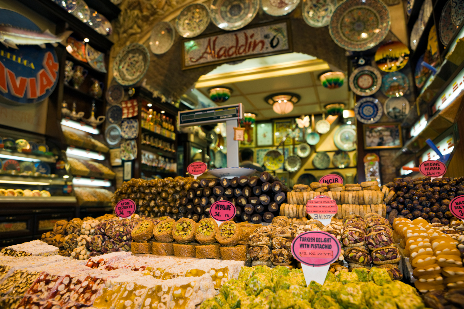 <span class="caption">Istanbul's Spice Bazaar is overflowing with local Turkish delight, but for the real deal you're better off at Küçük Pazar. Image by Reinhard Dirscherl / WaterFrame / Getty</span>