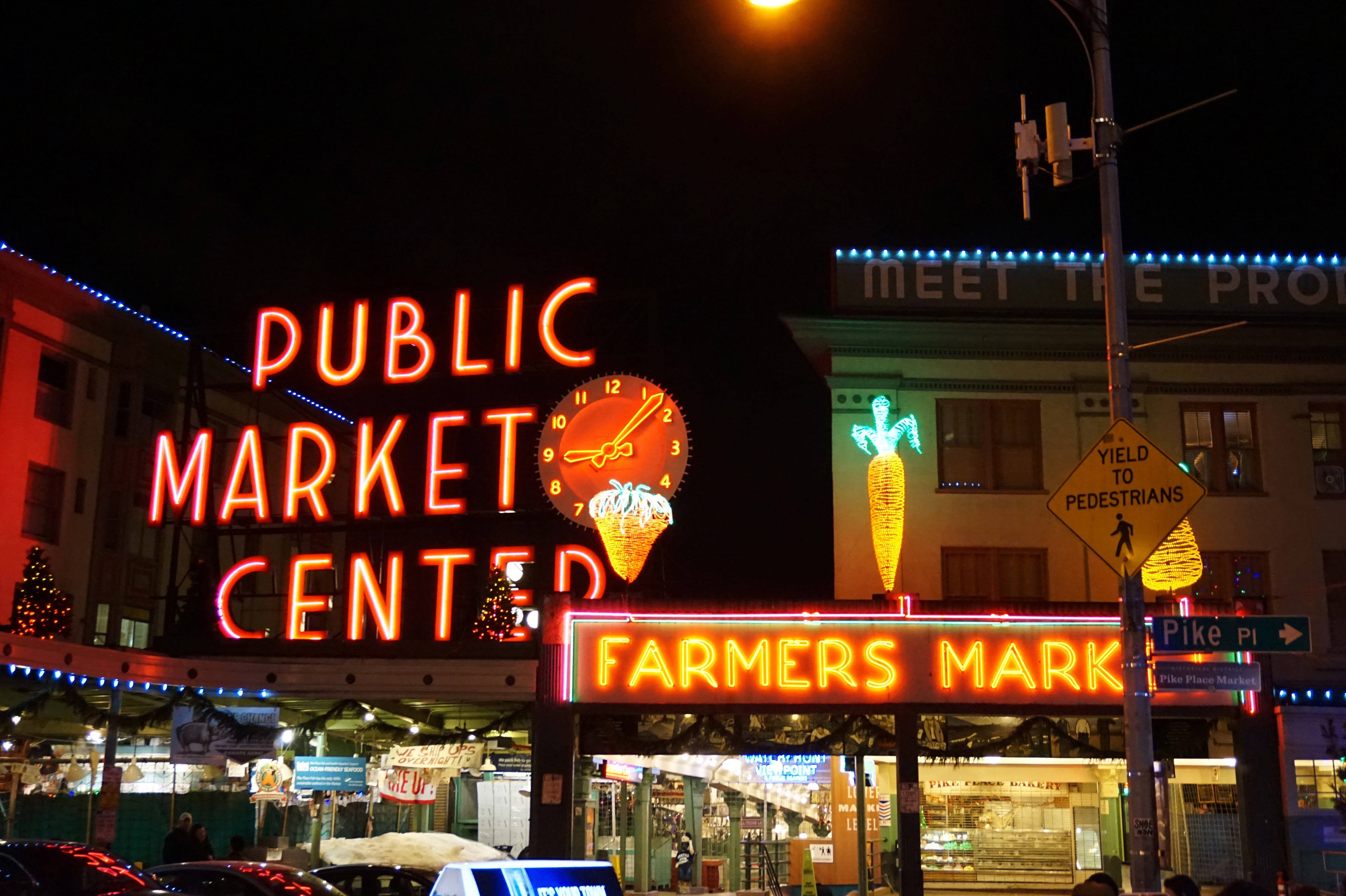 Pike Place Market is your first stop for a taste of Seattle. Image by Brendan Sainsbury / Lonely Planet