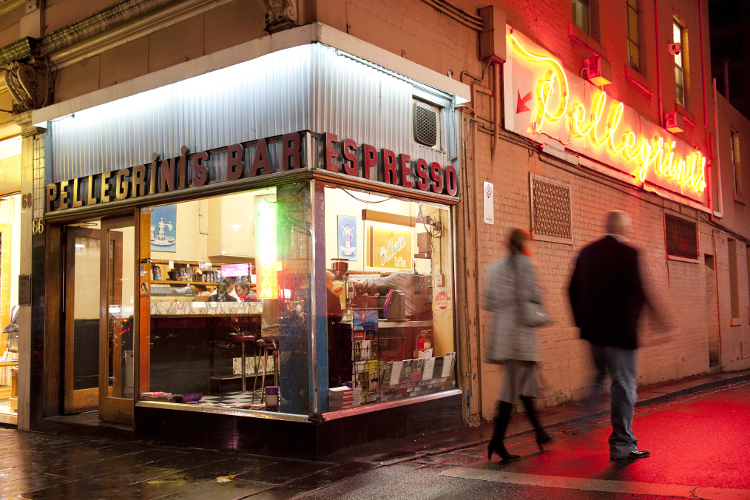 Iconic Pellegrini's espresso bar / Image by Rachel Lewis / Getty Images