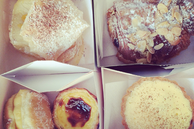 A selection of sweet pastry treats from Tartine. Image by Hannah Summers / Lonely Planet