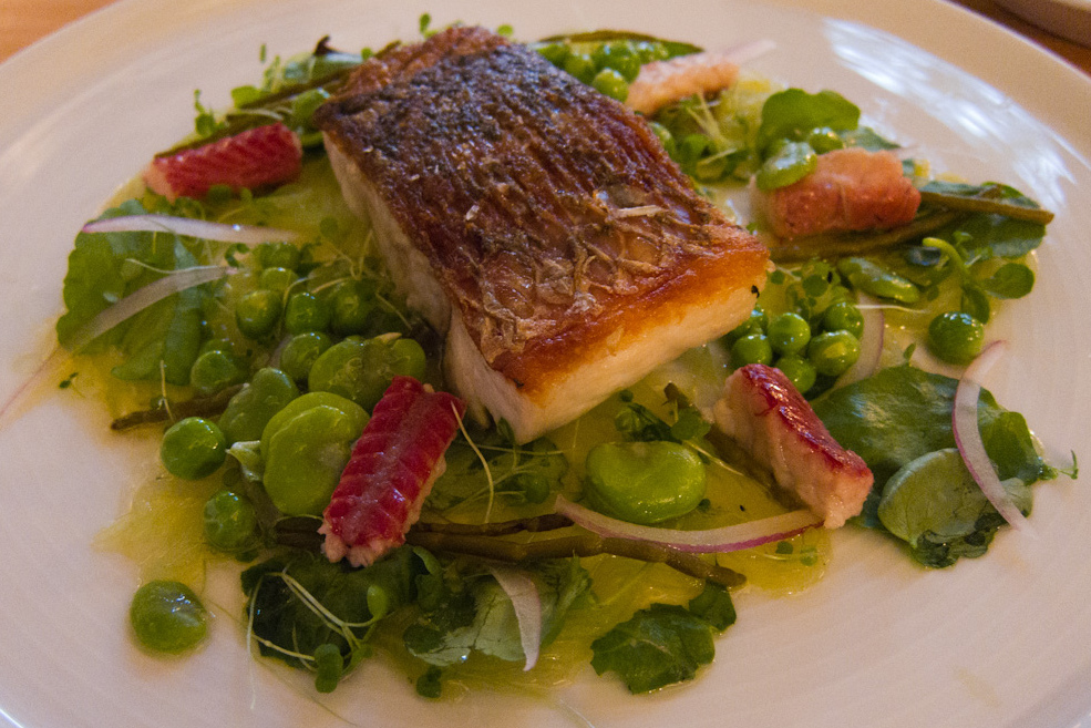 Barramundi dish at bus tucker restaurant Charcoal Lane, Melbourne. Image by Charles Haynes / CC BY-SA 2.0