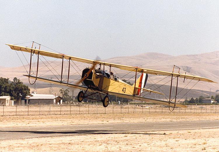 A Curtiss JN-4 in takeoff. Image by Bill Larkins / CC BY-SA 2.0