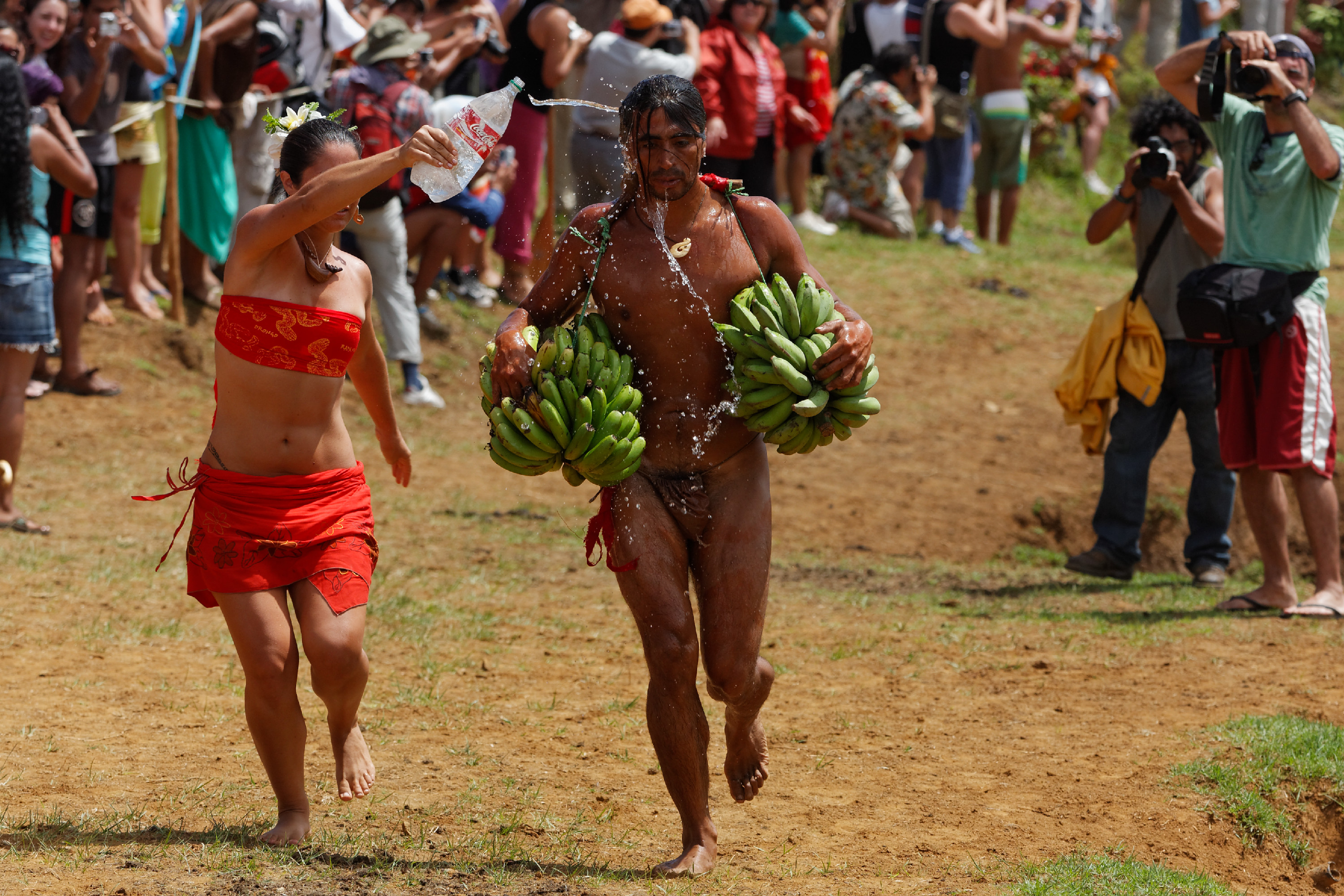 The Aka Venga event is the most physically challenging of all events © Jean-Bernard Carillet / Lonely Planet