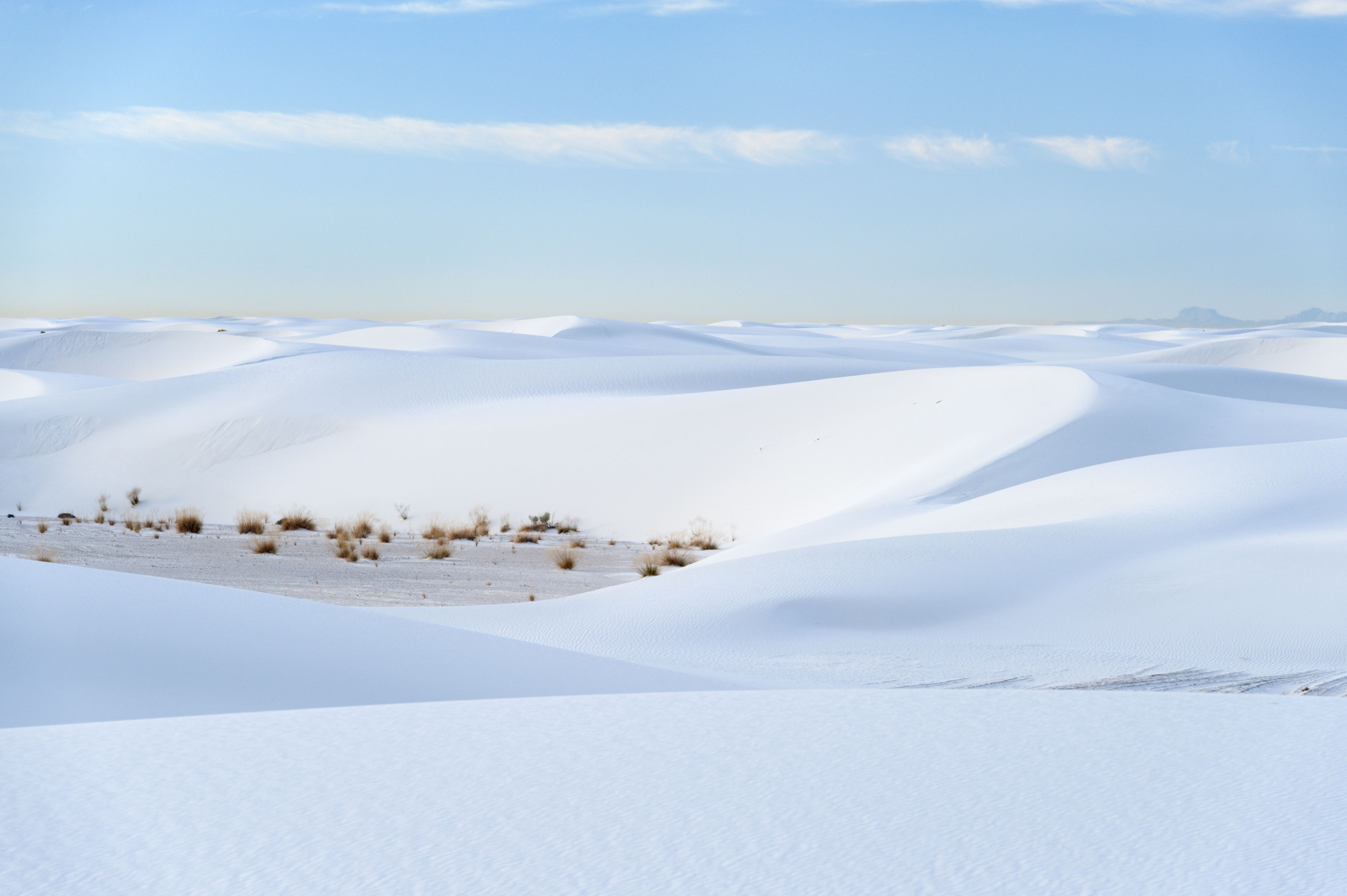 The strange white dunes of White Sands National Monument © Image by Justin Foulkes / Lonely Planet