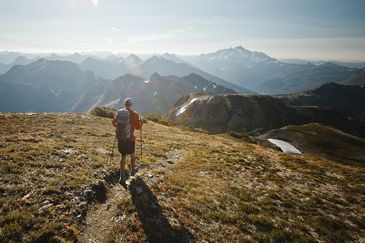 Hiking in the glorious North Cascades National Park. Image by Christopher Kimmel / Aurora Open / Getty Images