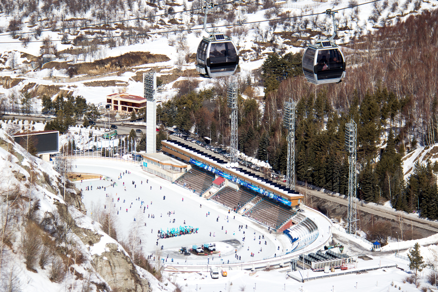 Winter wonderland: skating and snow sports abound in Almaty, Kazakhstan. Image by Stephen Lioy / Lonely Planet