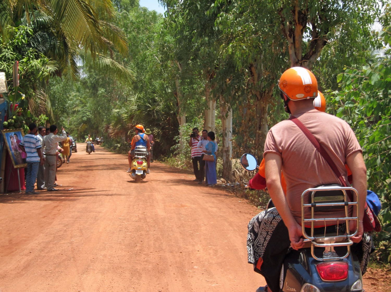 Ride a Vespa through the Cambodian countryside