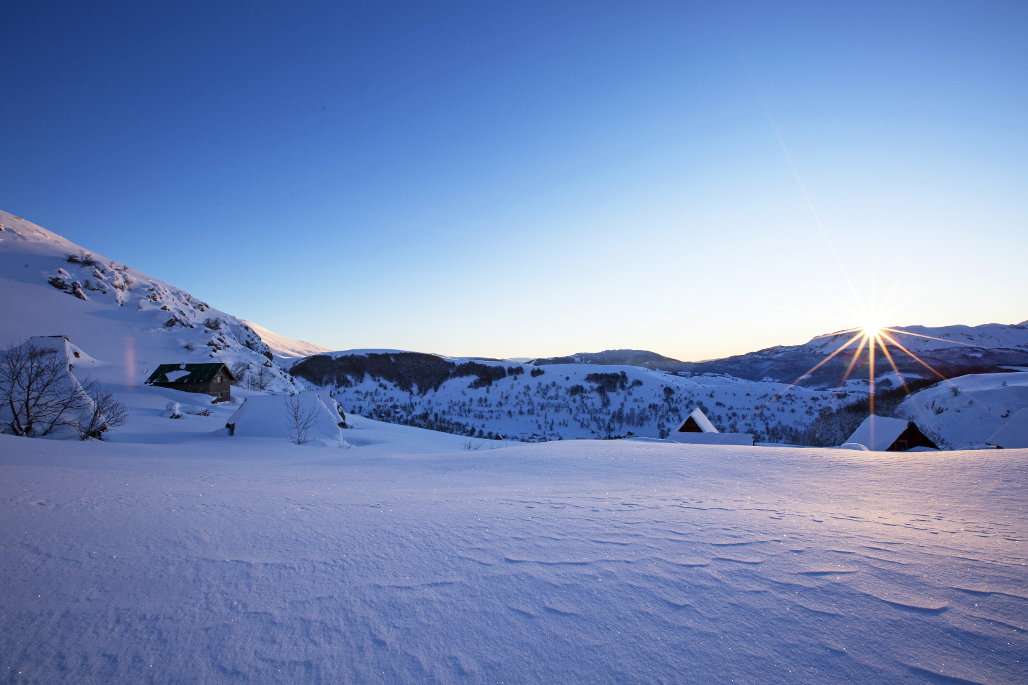 Snowy scenes in Bjelašnica. Image by Andreas Mohaupt / Getty