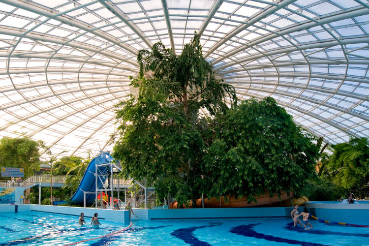 The spa complex of Aquaticum Debrecen. Image by Karsten Bidstrup / Lonely Planet Images / Getty Images