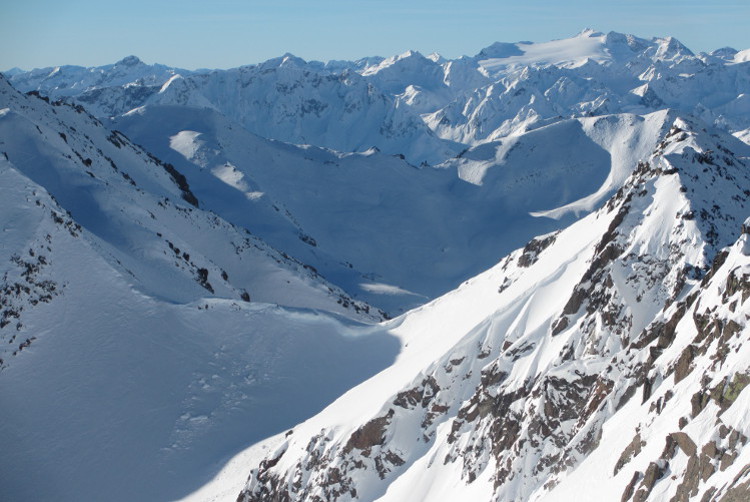 View from Gemsstock, Andermatt. Image by Sarah Reid