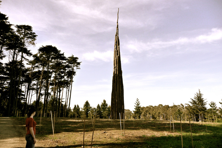 Anthony Goldsworthy's Spire has soared above the Presidio since 2008. Image by Brad Coy / CC BY 2.0