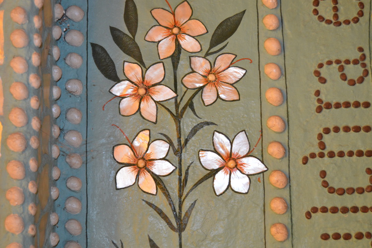 Shell motif inside Beagle Bay Church