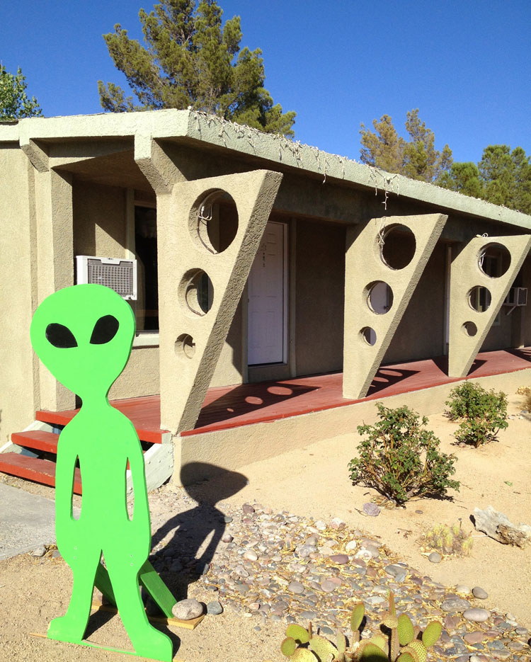 Atomic Inn in Beatty, Nevada,. Image by Tim Richards / Lonely Planet.