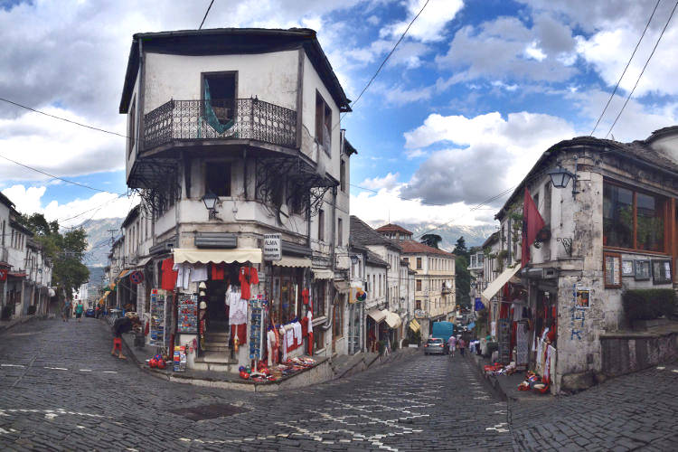 Gjirokastra’s old Ottoman quarter. Image by Larissa Olenicoff / Lonely Planet