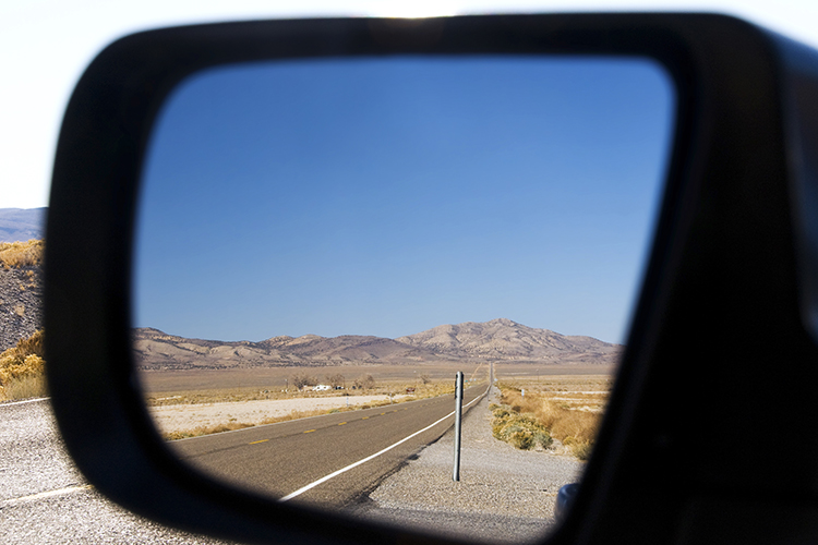 Cross America's 'loneliest road' by pony - the four-wheeled kind. Image by Rachid Dahnoun / Aurora Open / Getty Images