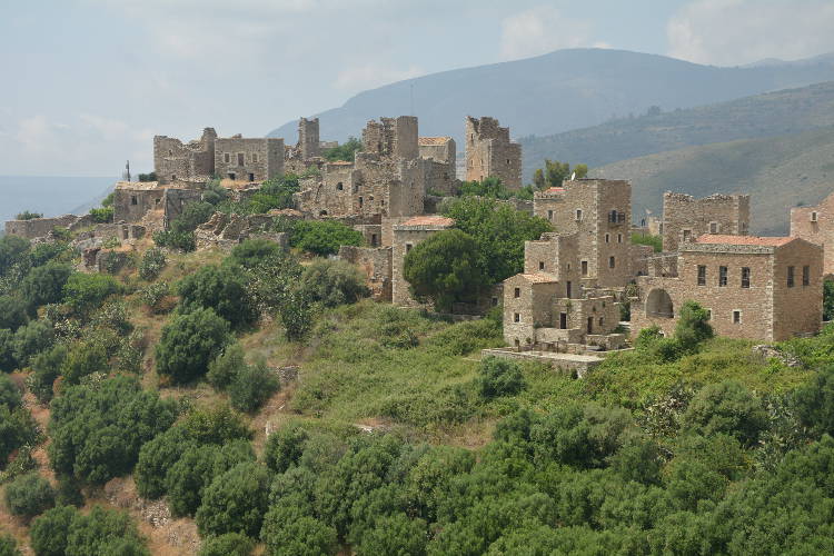 Vathia tower houses, the Mani. Image by Anna Kaminski / Lonely Planet