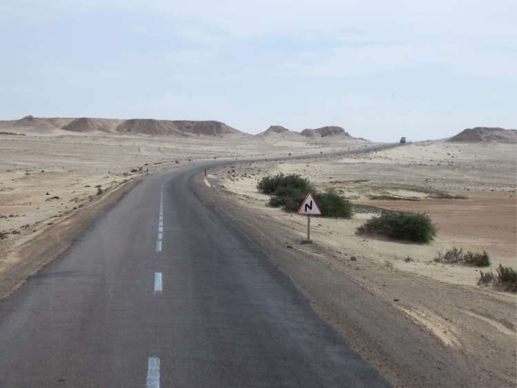  Road running through the Western Sahara. Image by David Stanley/ CC BY 2.0