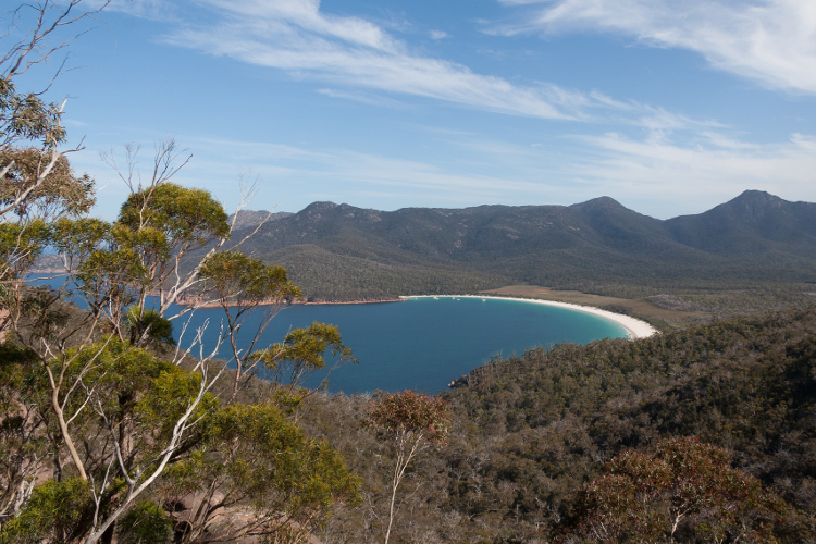 The well photographed Wineglass Bay. Image by Tim Lucas / CC BY 2.0
