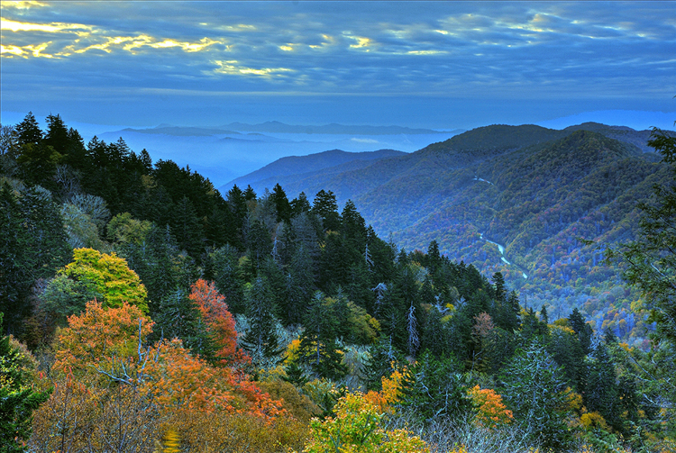 Great Smoky Mountains National Park. Image by Tony Barber / Flickr / Getty Images.