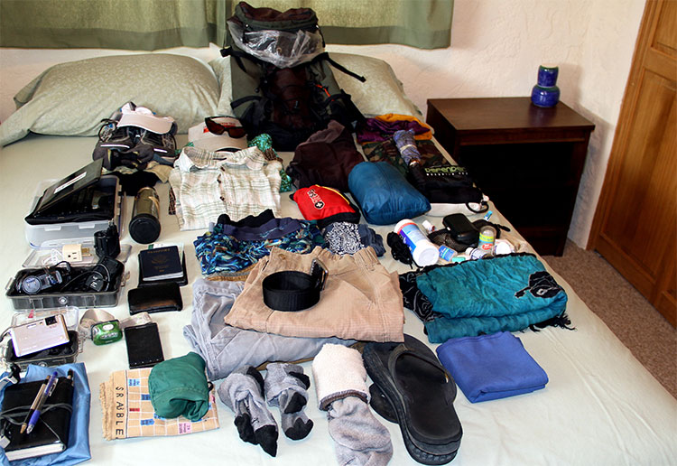 All you need for a three-week trip: our writer shows us how to pack like a pro. Image by Loren Bell / Lonely Planet