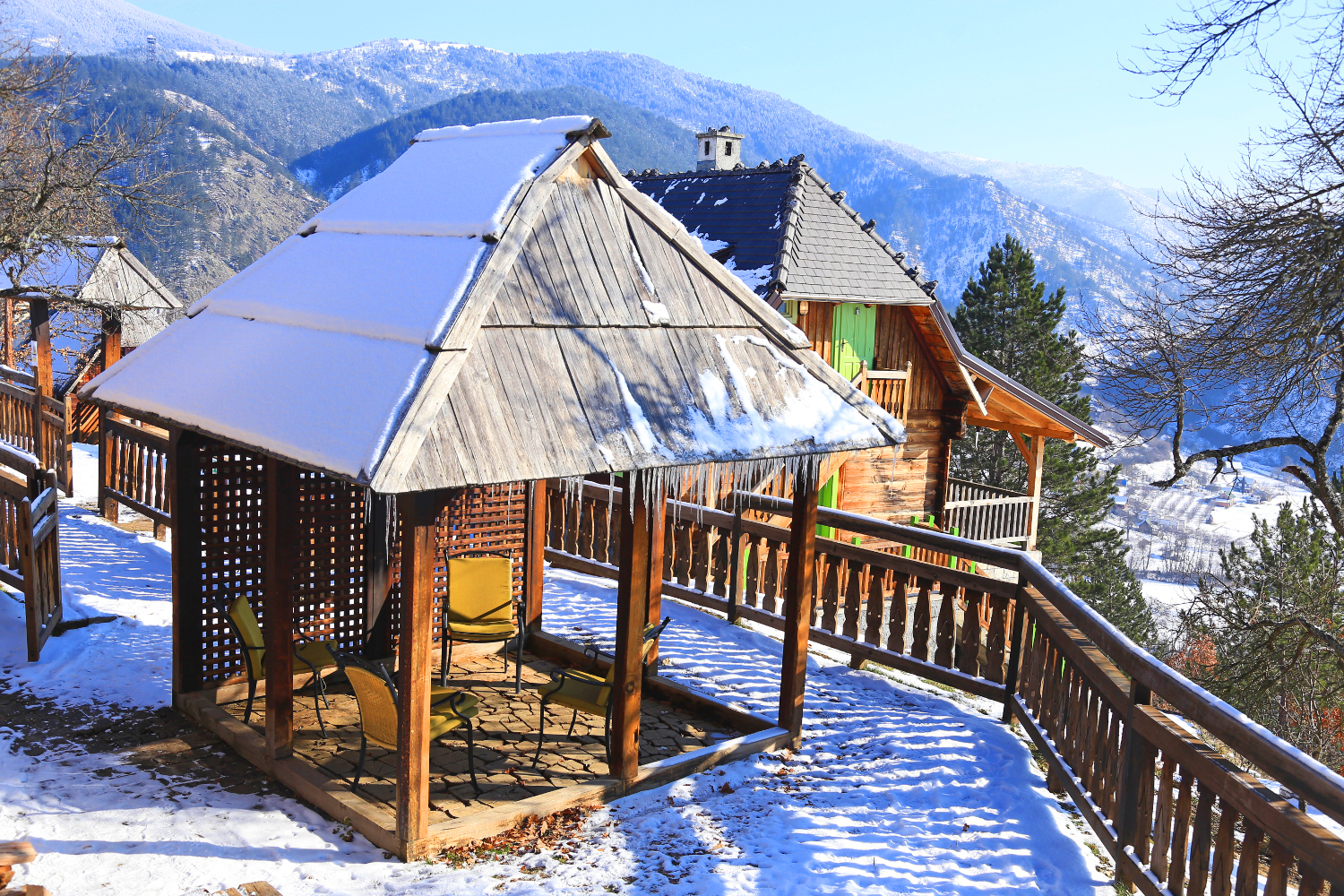 Mokra Gora's Drvengrad village, home to Kustendorf International Film and Music Festival © Anisha Shah / Lonely Planet