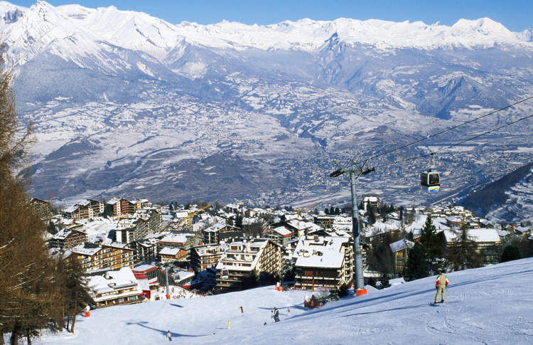 Mountain village of Nendaz. Image by Glenn Van der Knijff/Lonely Planet. 