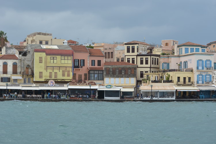 Winter seas at historic Hania port in Crete. Image by Alexis Averbuck / Lonely Planet